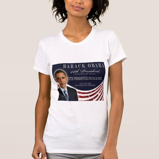 Barack Obama Einweihungs-T-Shirt 2013 T-Shirt (Vorderseite)