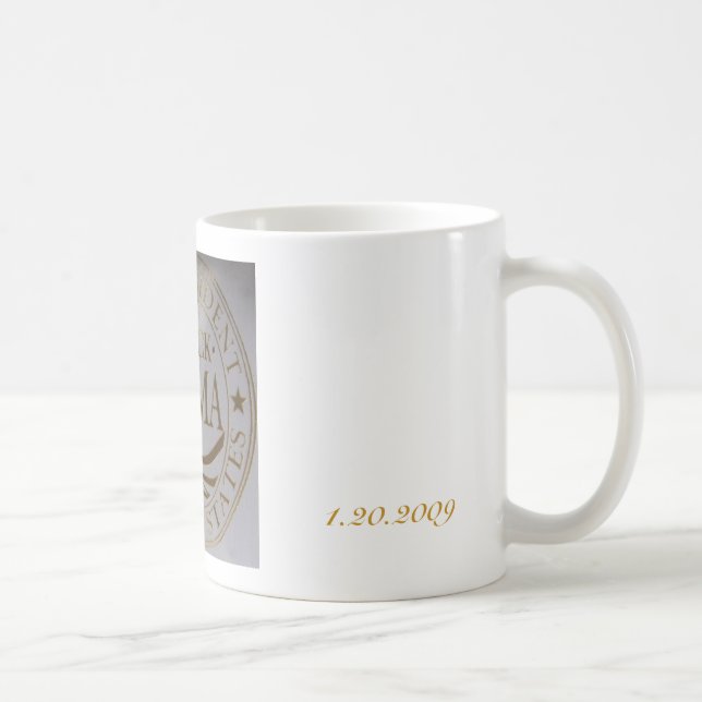Barack Obama Einweihungs-Tasse Kaffeetasse (Rechts)