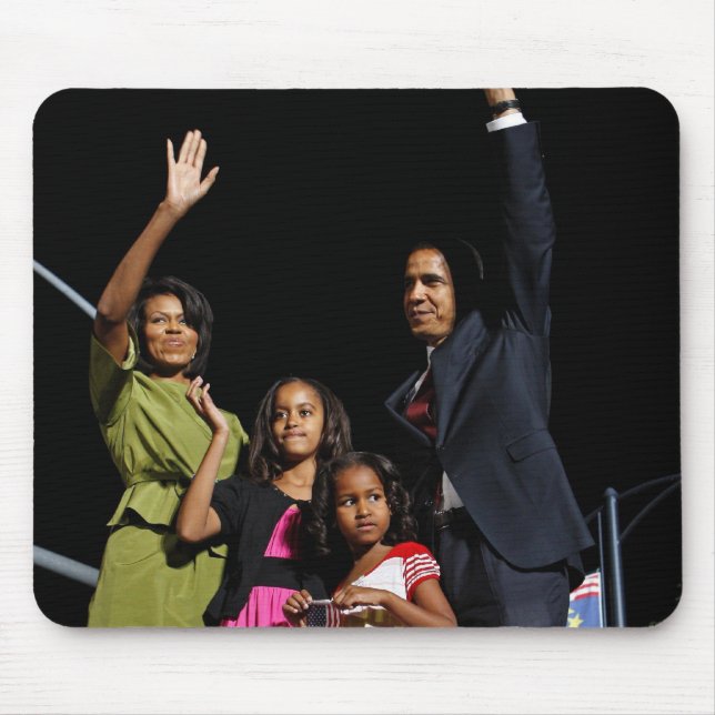 Barack Obama Familie Mousepad (Vorne)
