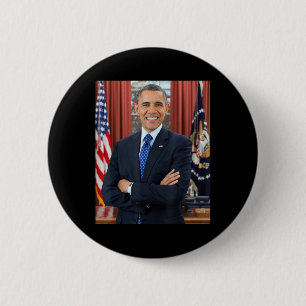 Barack Obama Foto 44. Präsident Potus Patriotic Button