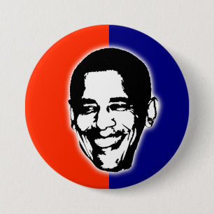 Barack Obama für Präsidenten Button