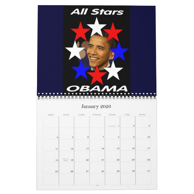 Barack Obama-Gedenkkalender 2009 Kalender (Jan 2026)