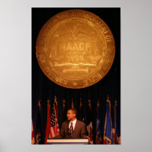 Barack Obama GESCHICHTE in der HERSTELLUNG Poster