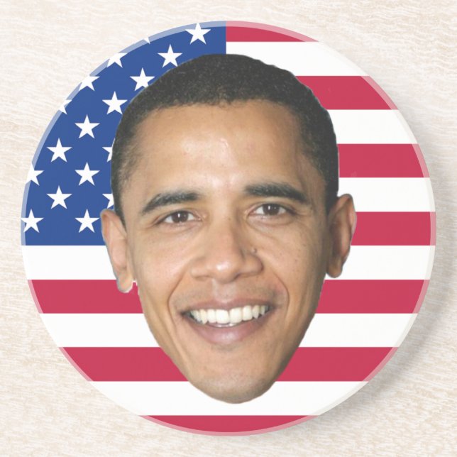Barack Obama Getränkeuntersetzer (Vorne)