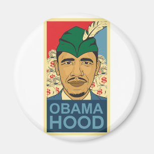 Barack Obama Hauben-Robin Hood Knopf-Kaserne Magnet