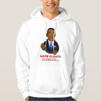 Barack Obama Hoffnung schwimmt Gummiente Hoodie