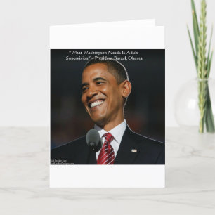 Barack Obama & Humor Zitat Geschenke & Karten