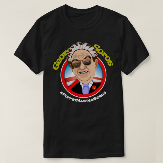 BARACK OBAMA IST EIN GEORGE SOROS PUPPET T-Shirt (Design vorne)