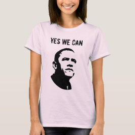 Barack Obama JA WIR (beide Seiten) T-Shirt