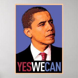 Barack Obama - Ja, wir können Poster