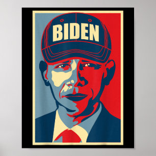Barack Obama Joe Biden Hat 2020 Wahl Usa Democ Poster