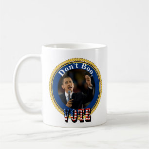 Barack Obama....Kein Boo, STIMMEN Kaffeetasse