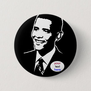 Barack Obama Knopf Button