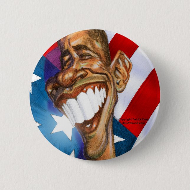 Barack Obama Knopf Button (Vorderseite)