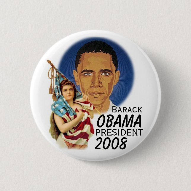 Barack Obama Knopf Button (Vorderseite)