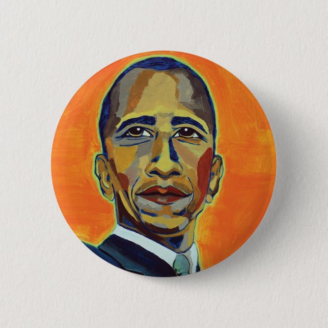 Barack Obama - Knopf Button (Vorderseite)