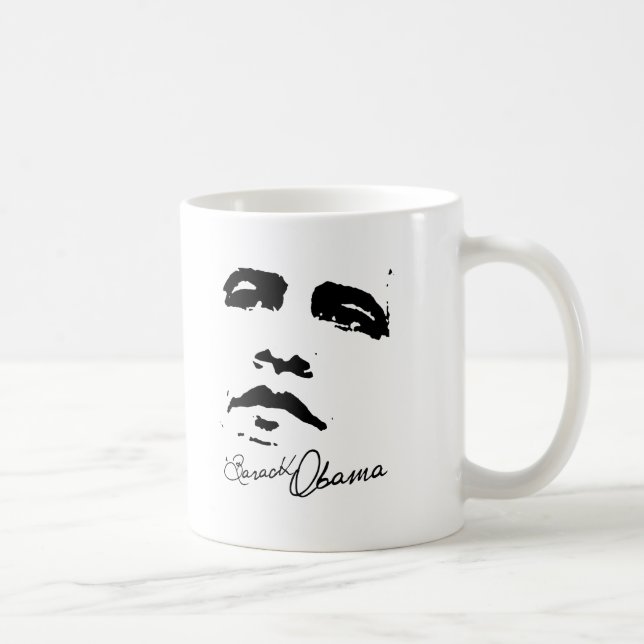 Barack Obama Kopf Tasse (Rechts)