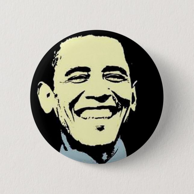 Barack Obama Kunst Button (Vorderseite)