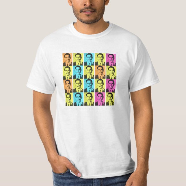 BARACK OBAMA KUNST-SHIRT T-Shirt (Vorderseite)