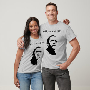 Barack Obama - lange Hülse kundengerecht T-Shirt