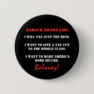 Barack Obama liegt, ich besteuert gerade die Button
