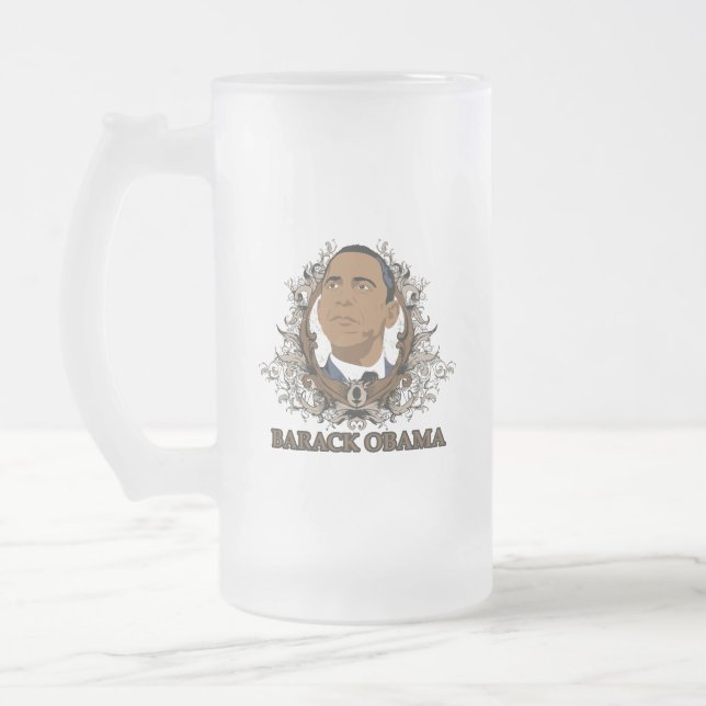 Barack Obama Mattglas Bierglas (Links)