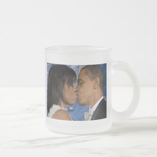 Barack Obama Mattglastasse (Rechts)