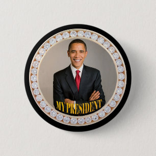 Barack Obama Mein Präsident Button