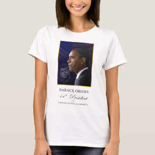 Barack Obama mit Präsidenten Kennedy Shirt