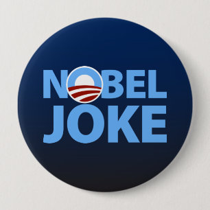 Barack Obama: Nobel-Witz Button