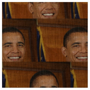 Barack Obama Offiziell Portrait Stoff