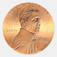 Barack Obama Penny 2012