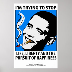 Barack Obama Politik Satire Poster