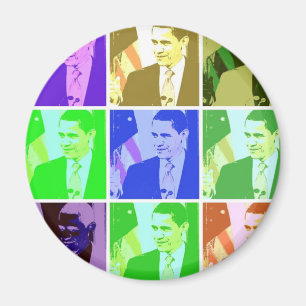 Barack Obama Pop Art Magnet