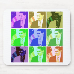 Barack Obama Pop Art Mousepad