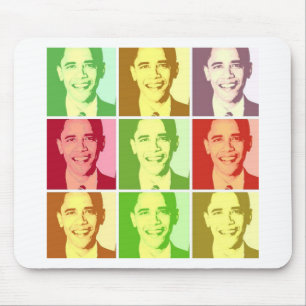 Barack Obama Pop Art Mousepad