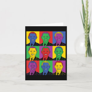 Barack Obama Pop Art - Vintag History T-Shirt Karte