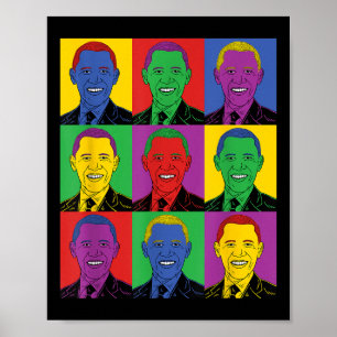 Barack Obama Pop Art - Vintage History T-Shirt Poster