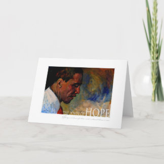 Barack Obama Portrait Karte