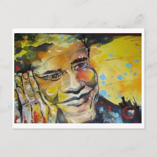 Barack Obama Post Card Postkarte (Vorderseite)