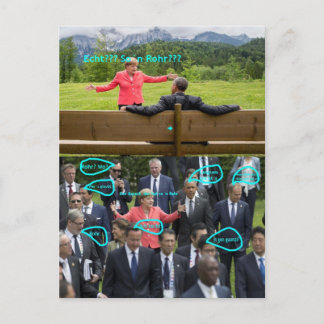 Barack Obama Postkarte