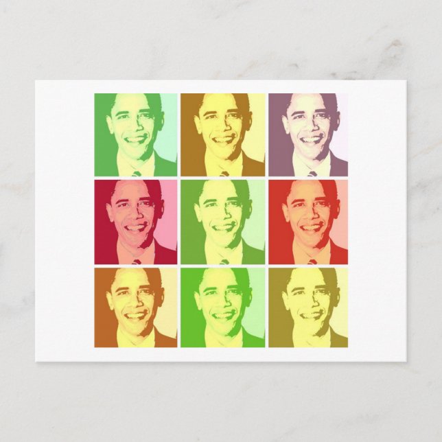 Barack Obama Postkarte (Vorderseite)