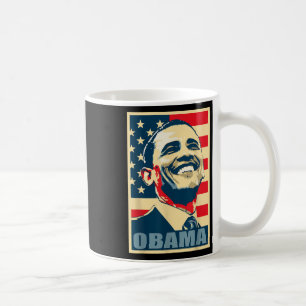 Barack Obama Präsident 44 US-Flag Happy Demo Kaffeetasse