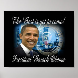 Barack Obama Präsident der Vereinigten Staaten Poster