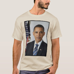 Barack Obama Präsident Portrait T - Shirt