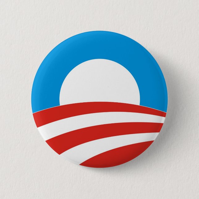 Barack Obama Präsident usa Logo Wahlen 2012 Button (Vorderseite)