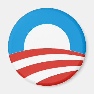 Barack Obama Präsident usa Logo Wahlen 2012 Magnet