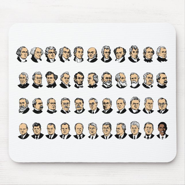 Barack Obama - Präsidenten der Vereinigten Staaten Mousepad (Vorne)