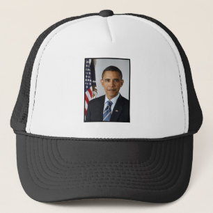 Barack-Obama-Präsidentenporträt-LKW-Fahrer-Mütze Truckerkappe