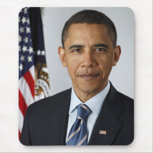 Barack Obama Präsidentielles Porträt Mousepad
